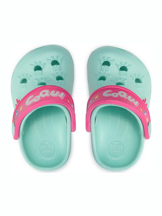 Fobee Little Frogs Children's Beach Shoes Turquoise