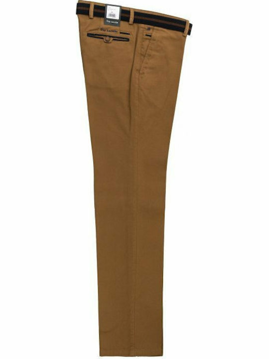 Trousers Chino in Loose Fit Brown