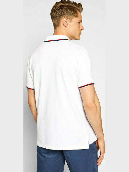 Polo Short Sleeve White Blouse