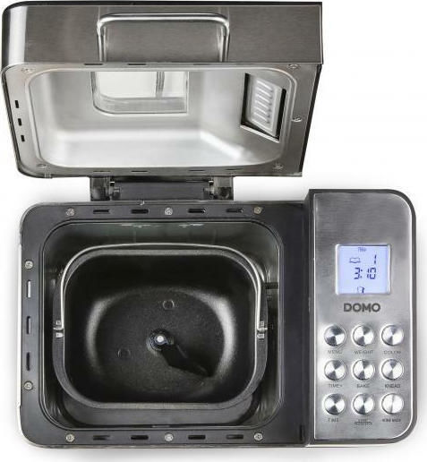 Domo B3971 Mașină de pâine cu o putere de 550W și o capacitate de 1000gr cu 18 programe