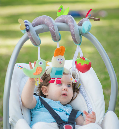 Taf Toys Spiral Toy for Crib and Stroller Garden for 0++ Months