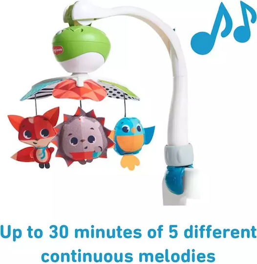 Tiny Love Mobile for Cot with Music and Rotation Meadow Take Along for 0++ Months BR72720
