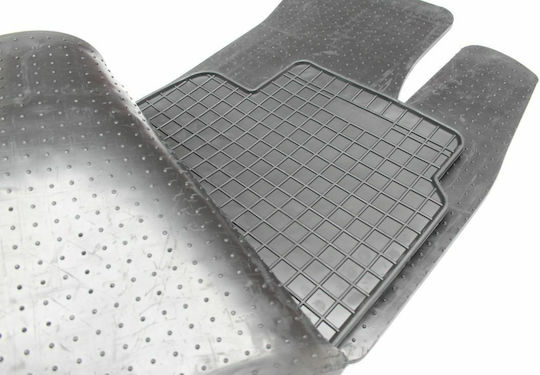 Frogum Set of Front and Rear Mats 4pcs for Fiat Doblo 2008 Black