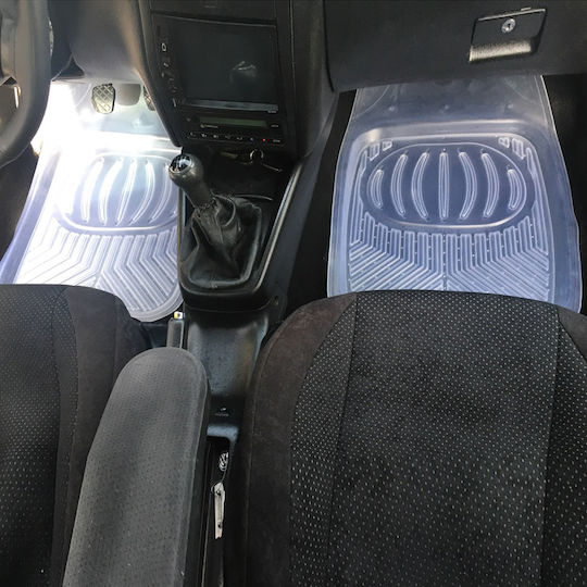 Auto Gs Covorașe Față Universal Tip Tavă 2buc din Furtun Transparente