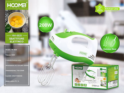 Hoomei Hand Mixer 150W Green