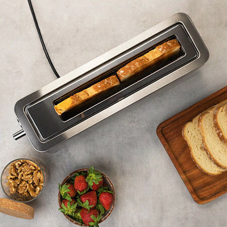 Cecotec BigToast Extra Φρυγανιέρα 2 Θέσεων 1000W Inox