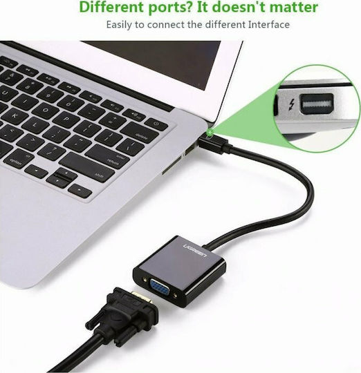 Ugreen Converter VGA female to mini DisplayPort male 1pcs (10459)