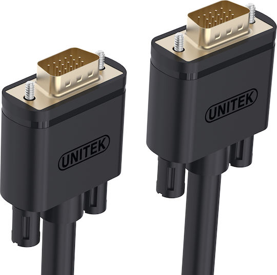 Unitek VGA male to VGA male Black 10m Cable (Y-C506G)