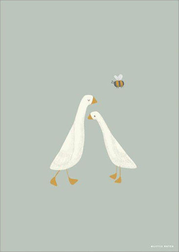 Little Dutch Παιδική Αφίσα Little Goose Διπλής Όψης 29.7x42εκ.