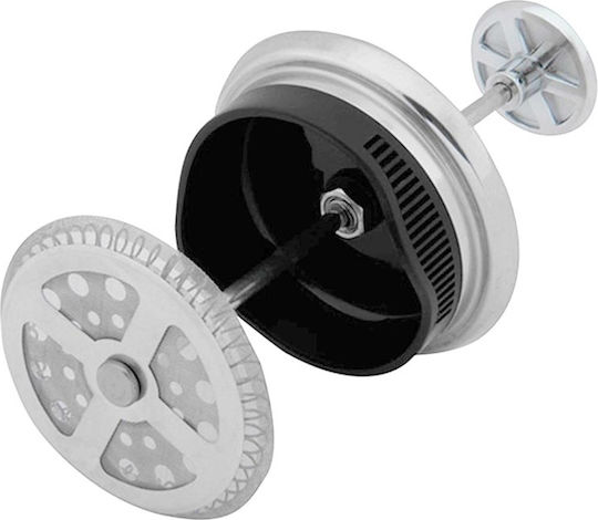 Bialetti Preziosa Cafetieră Cu Filtru Manual Din Oțel Inoxidabil Argintie 1lt