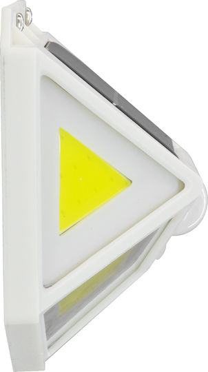 GloboStar Wall Mounted Solar Light 10W 1000lm Cold White 6000K with Motion Sensor and Photocell IP65