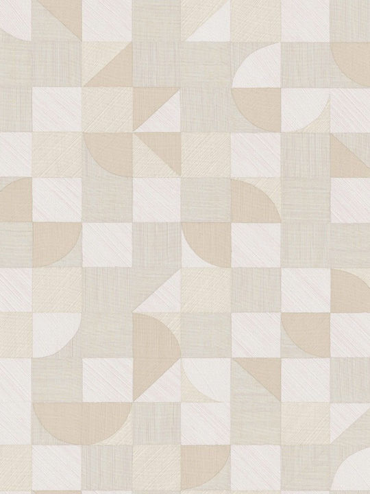 Wallpaper Materika Vinyl Ecru-Gold L1005xW53cm