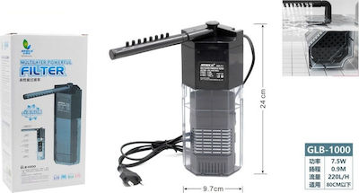 Jeneca Mini 3 In 1 Intern Aquarium Filter für Aquarien mit einer Leistung von 220lt/h