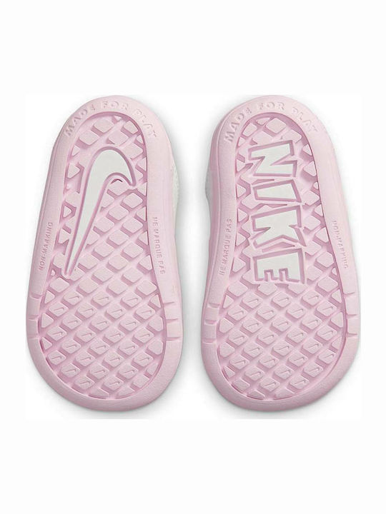 Pico 5 Παιδικά Sneakers με Σκρατς White / Pink Foam