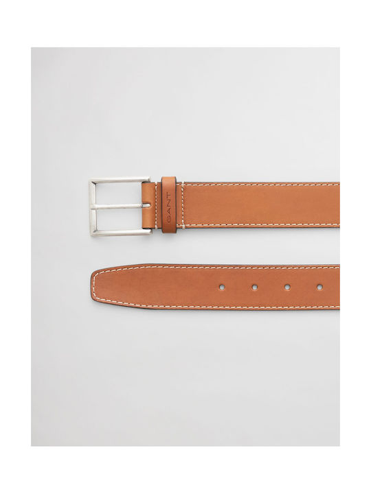 Gant Men's Leather Belt Tabac Brown