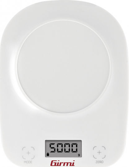 Girmi Digital Kitchen Scale with Bucket up to 5kg White
