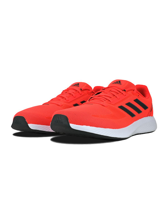 Run Falcon 2.0 Herren Sportschuhe Laufen Solar Red / Carbon / Grey