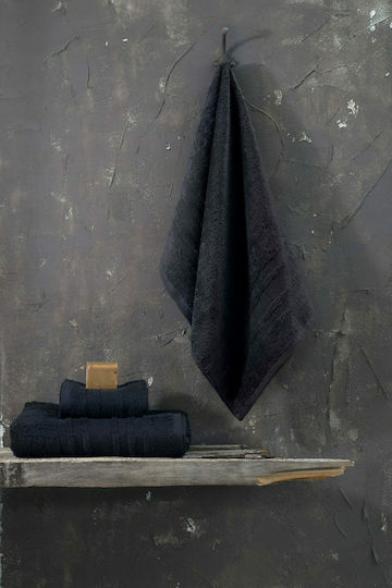 Rythmos Bath Towel Set 5pcs Laura 03 Gray Weight 500gsm