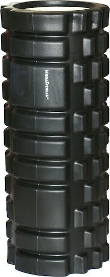 MegaFitness Runde Walze Schwarz 33cm