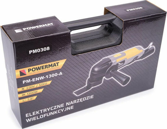 Powermat PM-ENW-1300-A Τριβείο Δέλτα 1300W με Ρύθμιση Ταχύτητας και με Σύστημα Αναρρόφησης