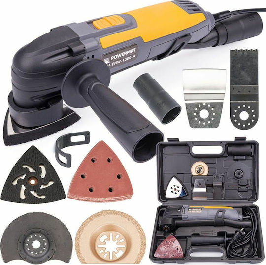 Powermat PM-ENW-1300-A Τριβείο Δέλτα 1300W με Ρύθμιση Ταχύτητας και με Σύστημα Αναρρόφησης