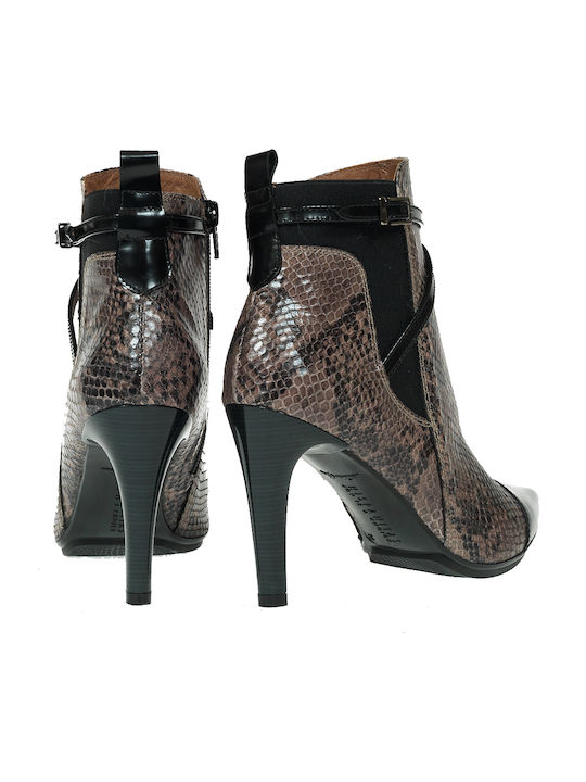 Leather Women's Ankle Boots Black