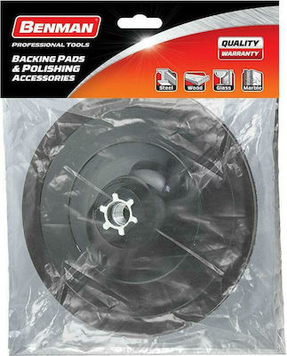 Benman 37654 Rubber Backing Pad Velcro M14 Angle Wheel 150mm