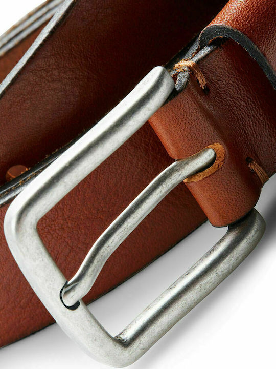 Men's Belt Leather Mocha Bisque