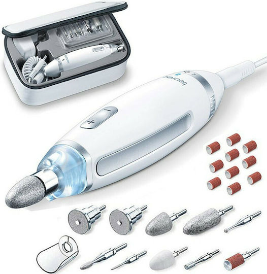 Beurer Nail Drill Power 7.5W White with 5400 Rotations per Minute