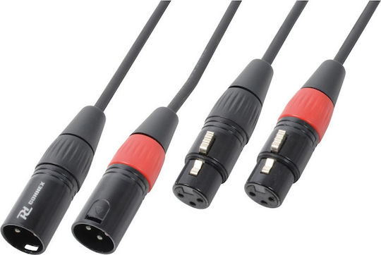 Power Dynamics XLR Cable XLR Male - XLR Female Black 6m 177.054