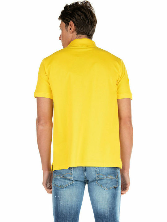 Paul & Shark Men's Short Sleeve Blouse Polo Yellow C0P1070-458