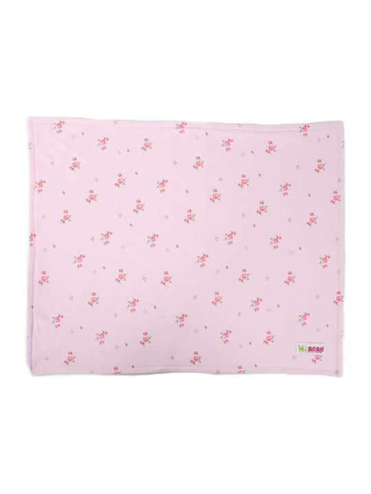 Minene Față de pernă pentru bebeluși din 100% bumbac Roz 40x50cm