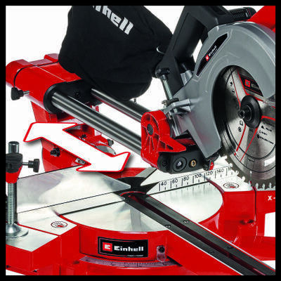 Einhell TE-SM 36/210 Li - Solo Battery Miter Saw Sliding with Laser Cutting Guide and 210mm Disc Diameter Solo