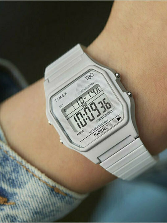 Timex T80 Ρολόι Μπαταρίας με Μεταλλικό Μπρασελέ Timex T80 Ρολόι Μπαταρίας με Μεταλλικό Μπρασελέ