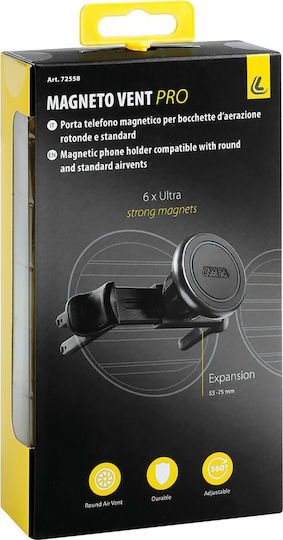 Lampa Magneto Vent Pro 55 Βάση Κινητού Αυτοκινήτου με Μαγνήτη Μαύρη