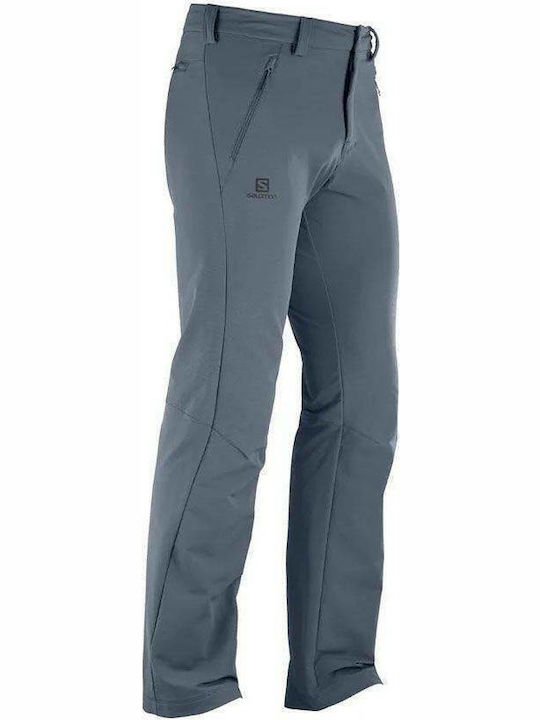 Salomon Wayfarer Warm Straight Men's Hiking Long Trousers Gray