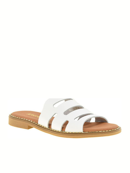 Ragazza Women's Flat Sandals in White Color