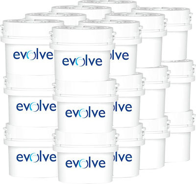 Aqua Optima Evolve EVD Water Filter for Jugs with Activated Carbon 24pcs