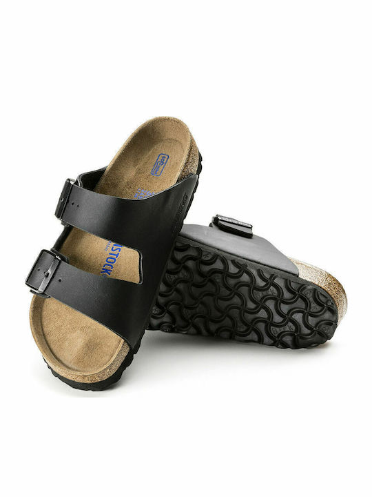 Classic Arizona Birko Flor Men's Sandals Black Narrow Fit