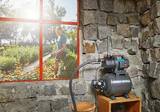 Gardena 3700/4 Single Stage Single Phase Water Pressure Pump with 19 Litre Container 800W