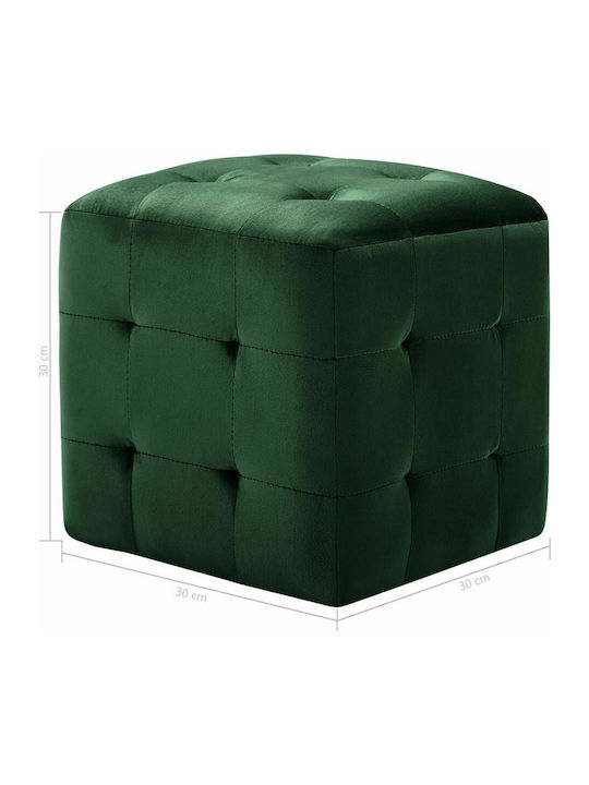 vidaXL Sitzsäcke & Poufs Wasserdicht Grüner 30x30x30cm