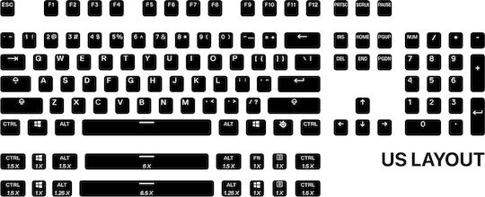SteelSeries Prismcaps 60200 για Πληκτρολόγιο