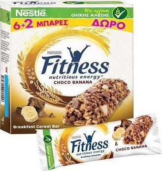 Nestle Fitness Riegel Energie / Hafer mit Schoko & Banane (8x23.5gr) 188gr