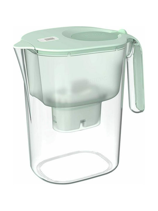 Philips Plastic Jug Green with Filter 4000ml