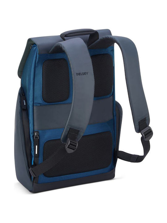 Delsey Securflap Geantă Rucsacuri pentru laptop 15.6" în culoarea Albastru