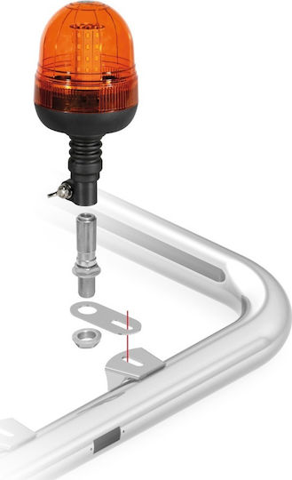 Lampa Truck Beacon Spare Part Metal Headlight Mounting Base 95x40mm for Metal Bar
