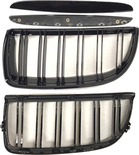 Carner Καρδιές BMW E90 E91 2005-2008 M4 Look Μαύρη Γυαλιστερή