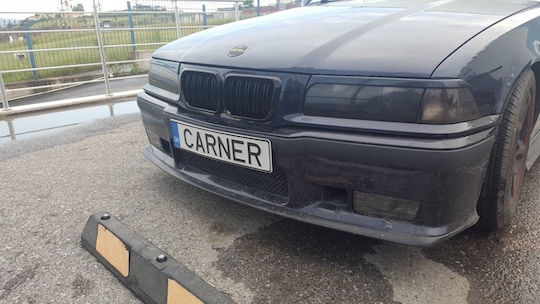 Carner Καρδιές BMW 3 E36 M4 Look Facelift 1996-1999 Gloss Black