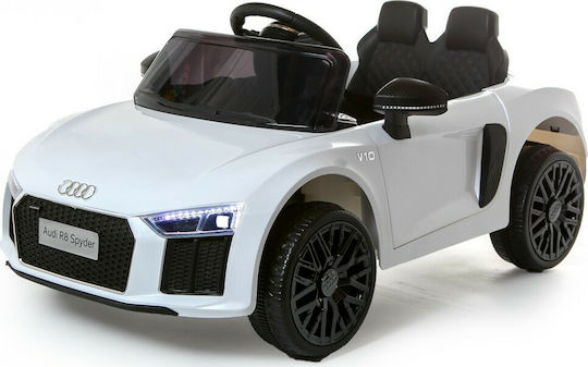 Audi R8 Spyder Διθέσιο με Τηλεκοντρόλ Licensed 12 Volt Λευκό για 1+ Ετών