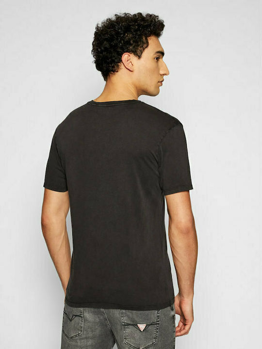 Guess Men's Short Sleeve T-shirt Black